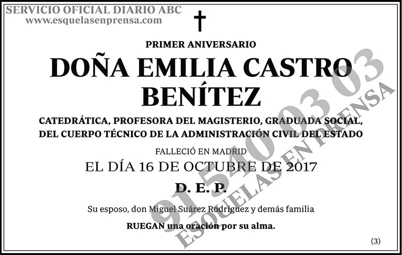 Emilia Castro Benítez